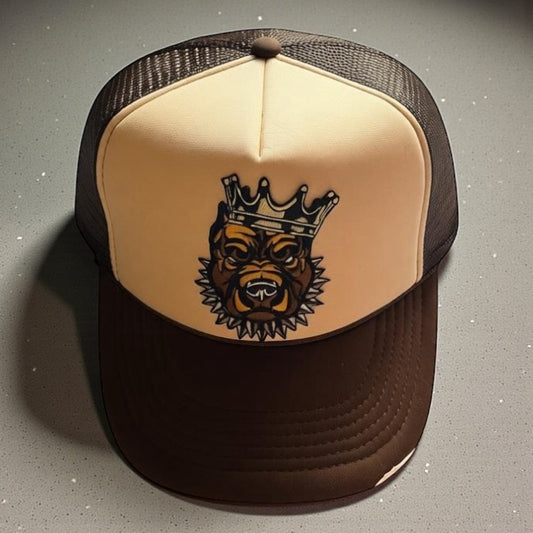 Boss Dog Trucker Hat – Crown Bulldog Edition | NspiVibe