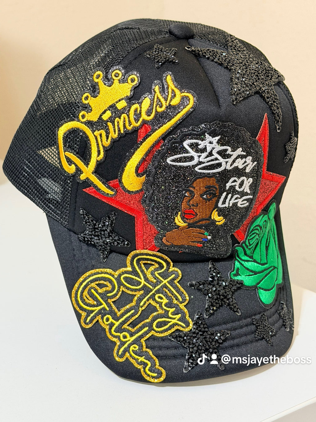 One-of-a-Kind Eastern Star Princess Hat | Customizable with Local Chapter Number