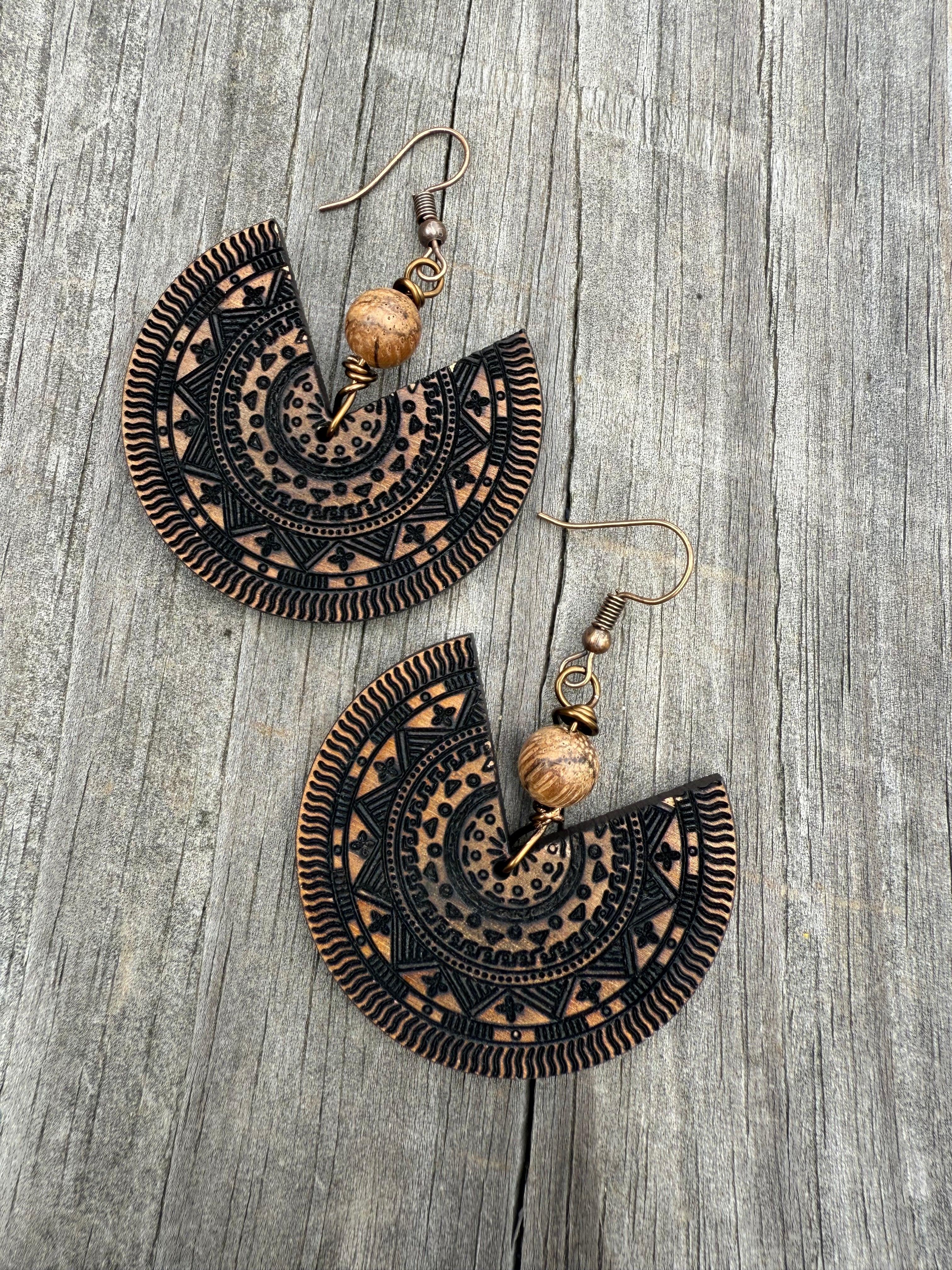 Tribal Eclipse Earrings