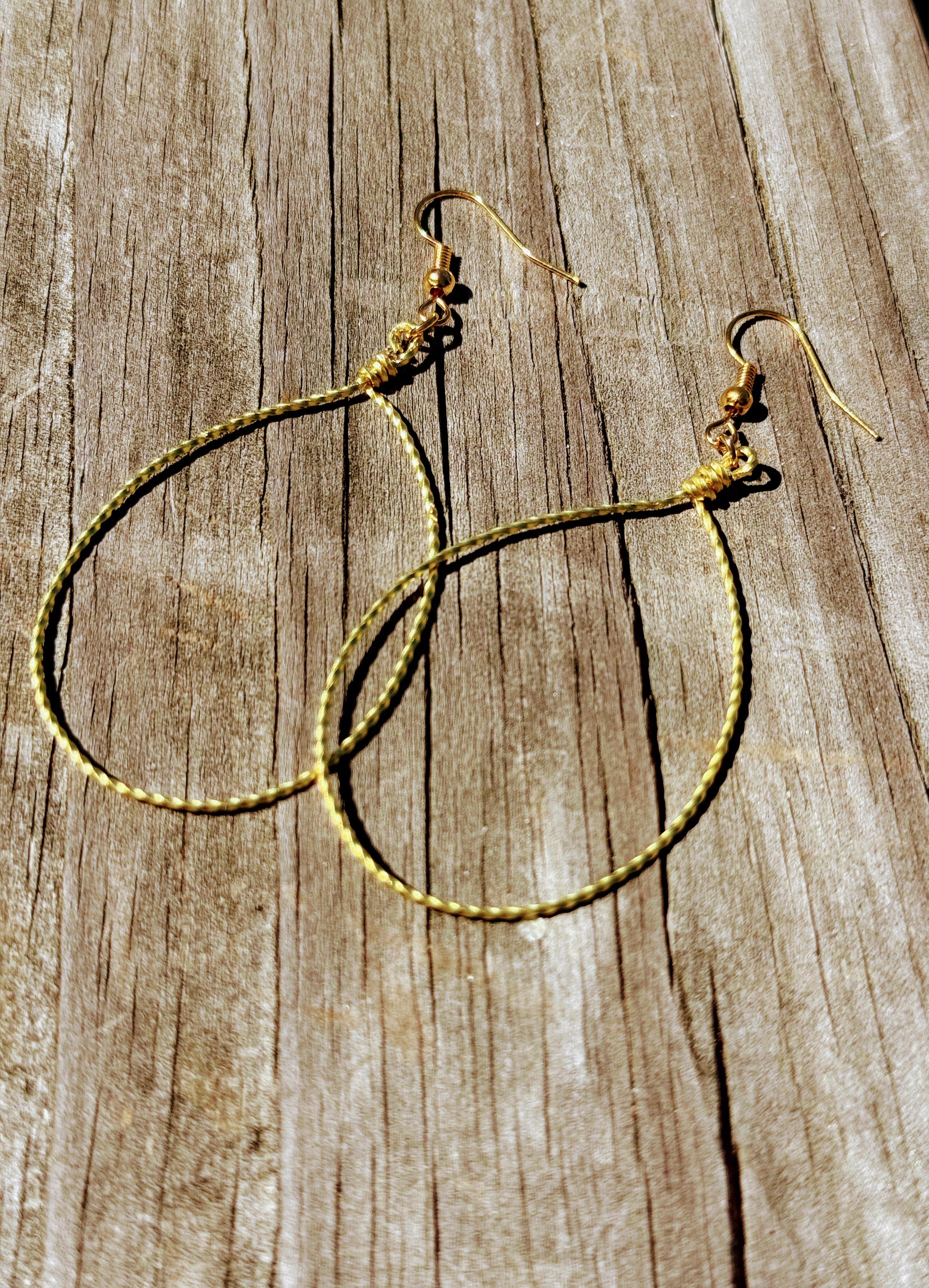 Rope Hoop Earrings