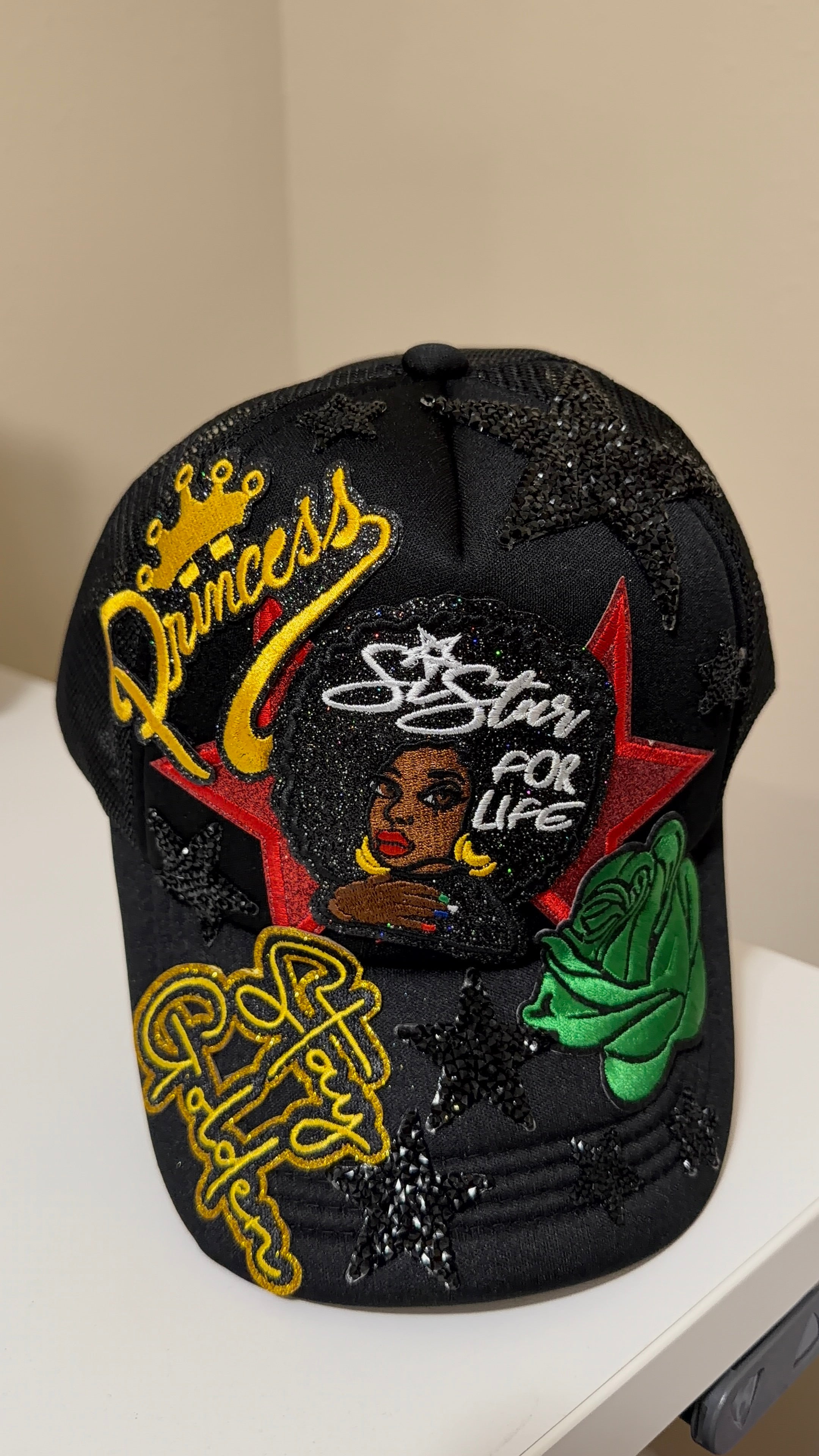 One-of-a-Kind Eastern Star Princess Hat | Customizable with Local Chapter Number